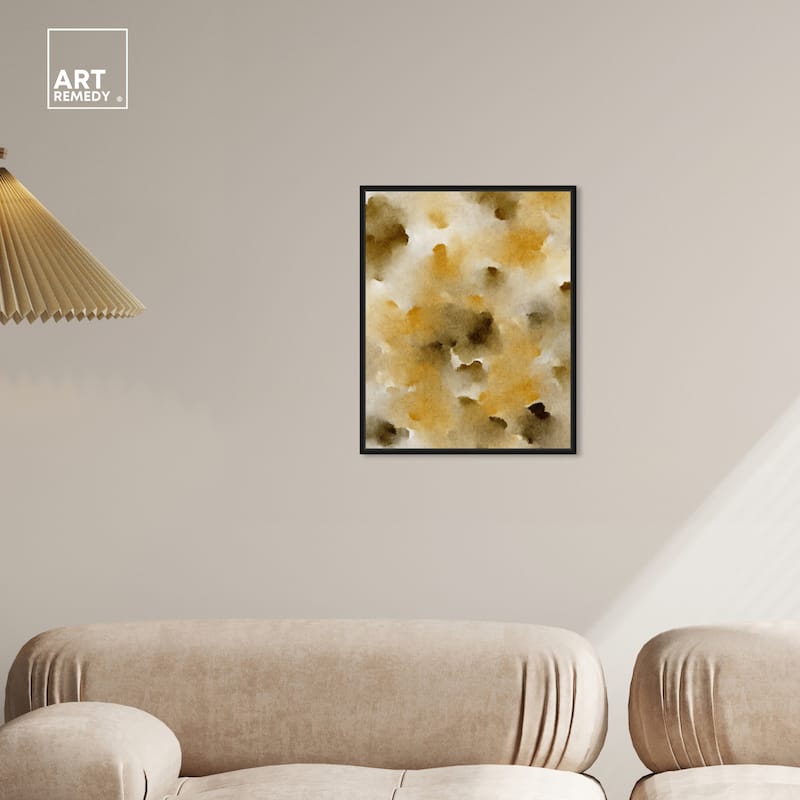 Art Remedy Granola Chocolate Chips Framed Watercolor Boho Abstracts