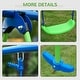 preview thumbnail 14 of 12, Outsunny Outdoor Swing Set for Backyard with 2-Person Swing and 2 Swings, Playground Equipment Outdoor Playset