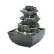 preview thumbnail 1 of 28, Tabletop Fountain Tiered Rock-2