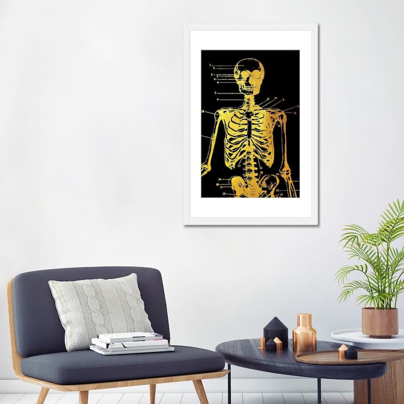 iCanvas "Skeleton Front" by Gab Fernando