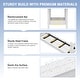 preview thumbnail 64 of 94, 6-Piece HDPE Outdoor Dining Table Sets with Umbrella Hole - 1-Table 4-Chairs-1-Bench