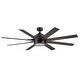 preview thumbnail 7 of 7, 62" Honeywell Xerxes Indoor Contemporary Ceiling Fan with Remote, Matte Black
