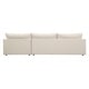 preview thumbnail 6 of 4, Glendale Right-Facing Upholstered Chaise Sectional, Cream