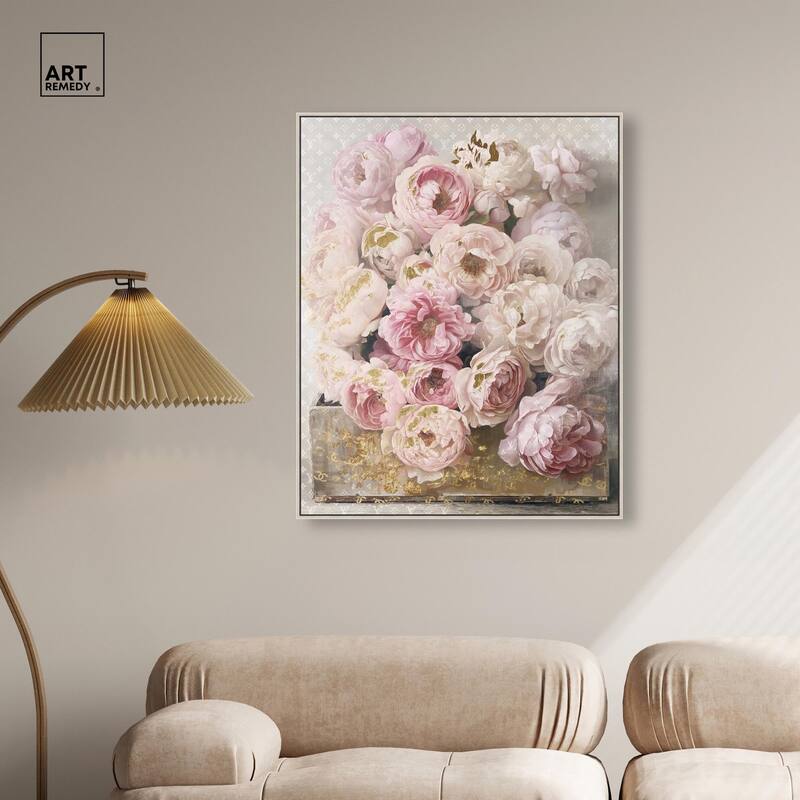 Beautiful Glam Floral Case Canvas by Art Remedy