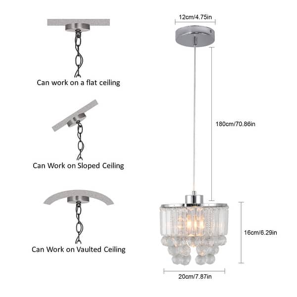 JoollySun Crystal Pendant Light Fixtures: Modern 3 Light Cluster Pendant Lighting For Kitchen Island Bathroom
