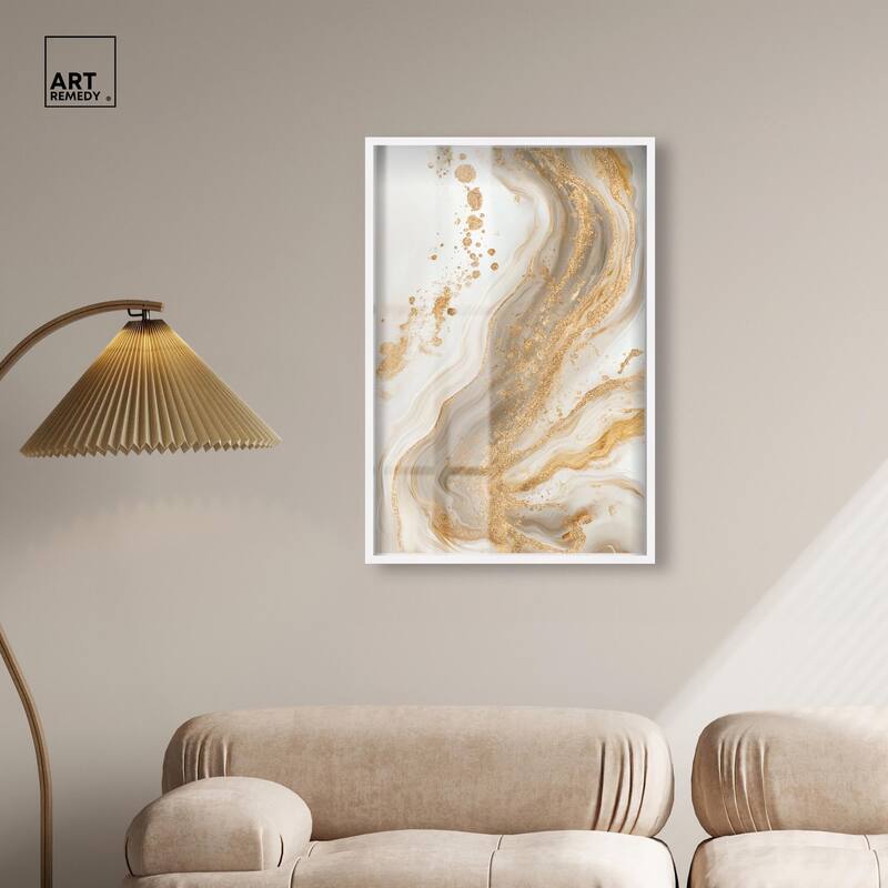 Gold Vein Shadowbox by Art Remedy