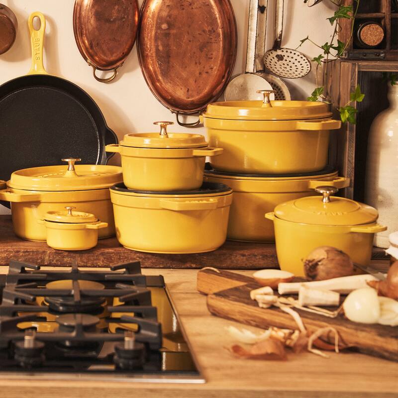 STAUB Cast Iron 5.5-qt Round Cocotte