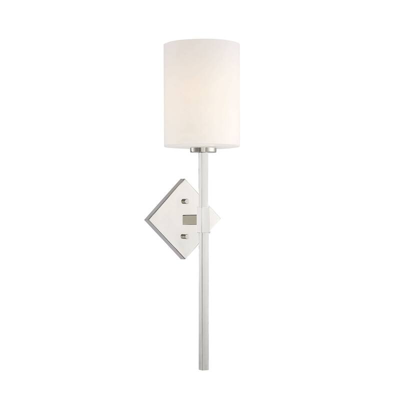 Savoy House Destin Single Light 25" Tall Wall Sconce with a Glass