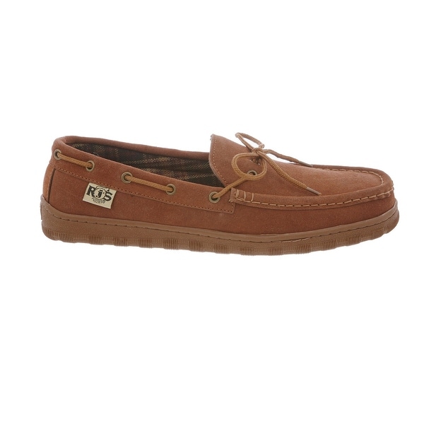 men's unlined leather moccasins