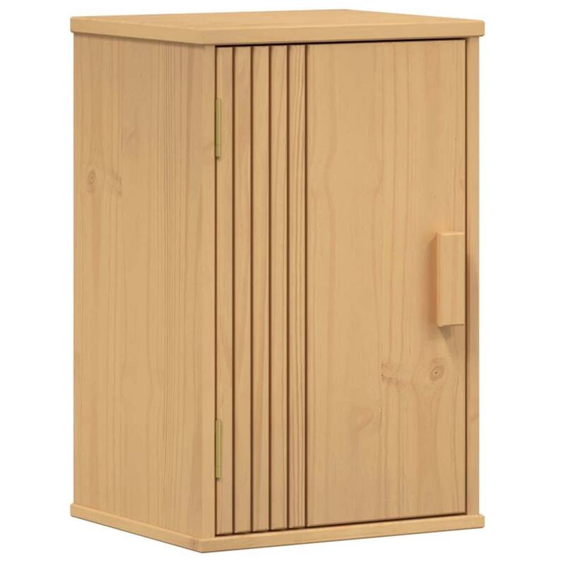 vidaXL Bathroom Cabinet Olden Brown 35 x 30 x 55 cm Solid Pine wood - 13.78 x 11.81 x 21.65 in