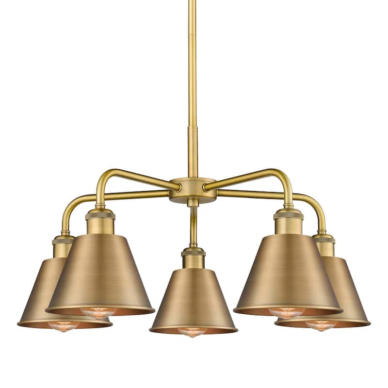 Innovations Lighting 516-5CR-14-25 Ballston Chandelier Ballston 5 - Brushed Brass