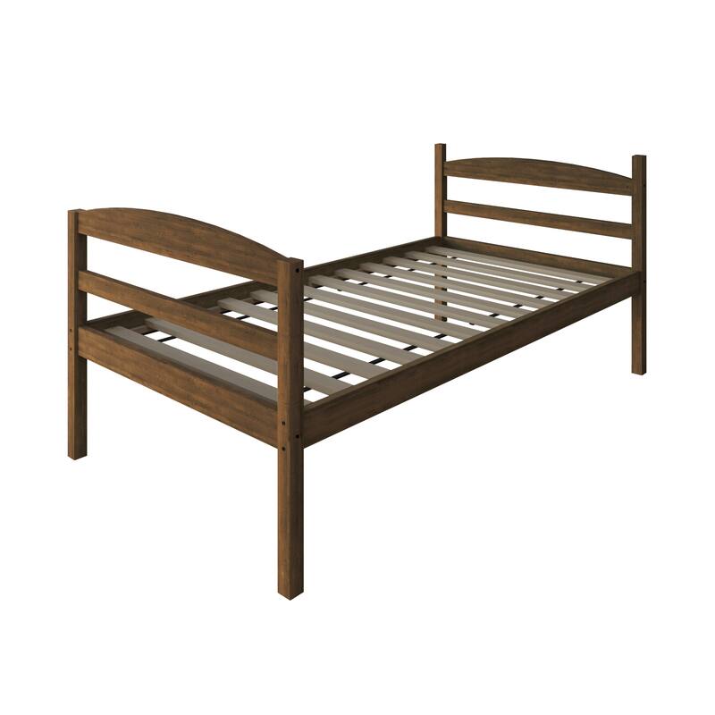 CraftPorch Contemporary Twin Over Twin Bunk Bed