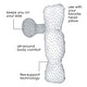 preview thumbnail 2 of 3, Boppy Full Body Side Sleeper Pillow, Mirage