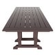 preview thumbnail 5 of 49, Laguna Hdpe All Weather Outdoor Patio 71" Rectangular Dining Table