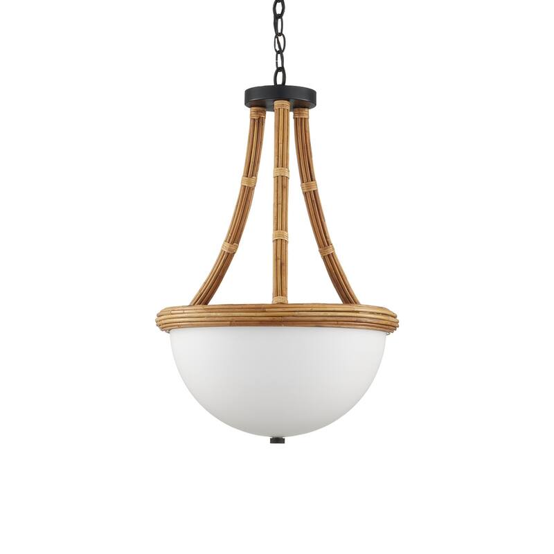 Currey & Company Morningside Semi-Flush - 27.5"h x 17.75"dia