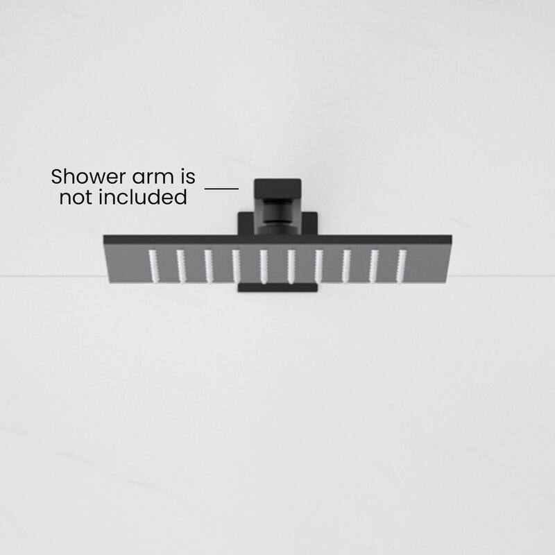 Cube 10" Metal Thin Profile Rain Shower Head 1.75 GPM