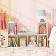 preview thumbnail 4 of 8, Gymax 40''Kids Bookshelf w/Reading Nook 6 Storage Cubbies & Seat