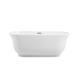Option Glossy White with Brushed Nickel Trim