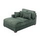 preview thumbnail 9 of 174, 41" W Plush Corduroy Chaise Lounge with Pillows
