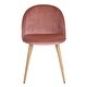preview thumbnail 132 of 176, Homy Casa Mid-Century Modern Fabric Dining Chairs (Set of 2)
