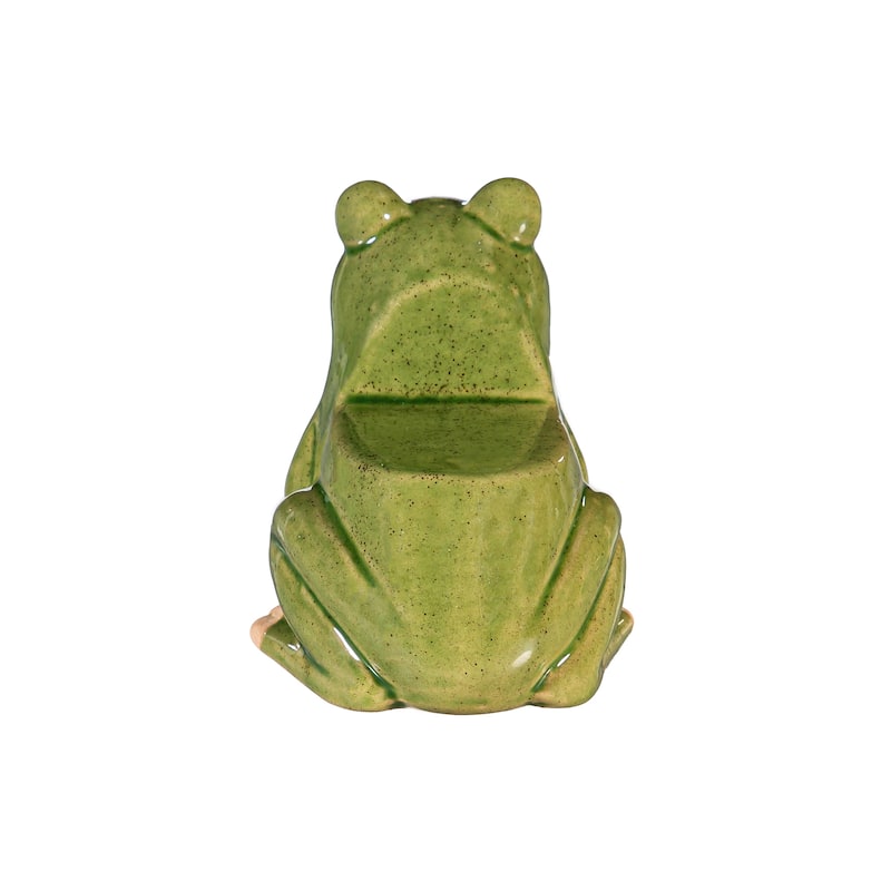 Ceramic Frog Planter Feet, Set of 3