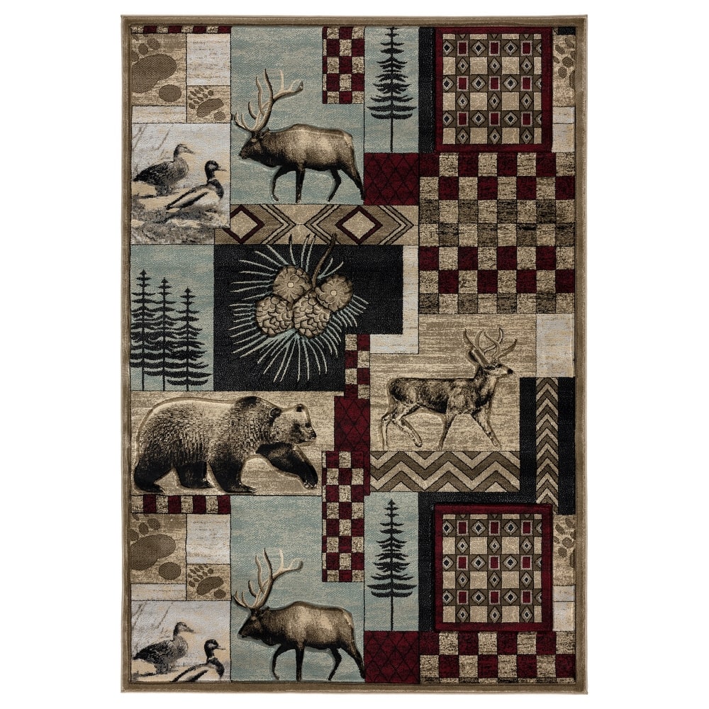 Wildlife Collection Area Rug