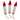 Pack of 3 Clear Flasher Christmas Replacement Bulbs  2.5 Volts - 2"