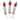 Pack of 3 Clear Flasher Christmas Replacement Bulbs  3.5 Volts - 2"