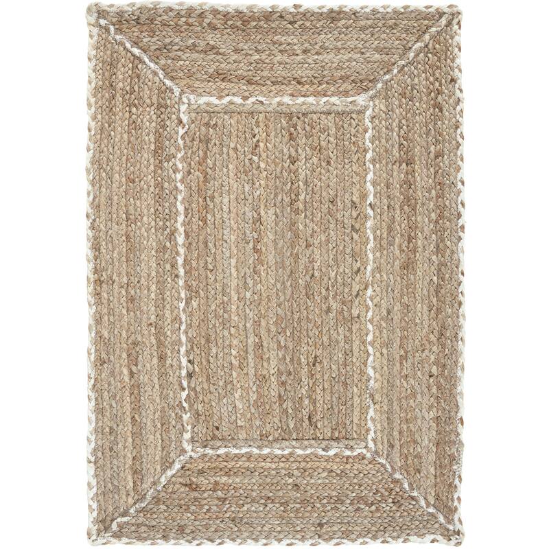 Nourison Terrazzo Jute Indoor only Solid Area Rug
