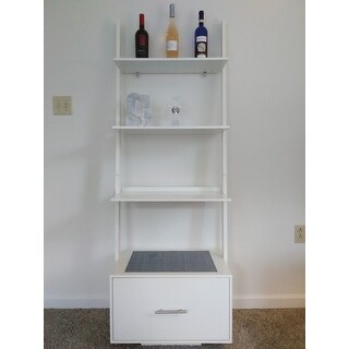 Copper Grove Helena Ladder Bookcase with File Drawer