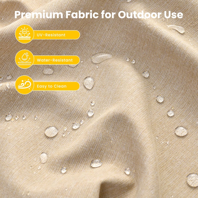 HOOOWOOO 7-piece Rattan Patio Furniture Sectional Set