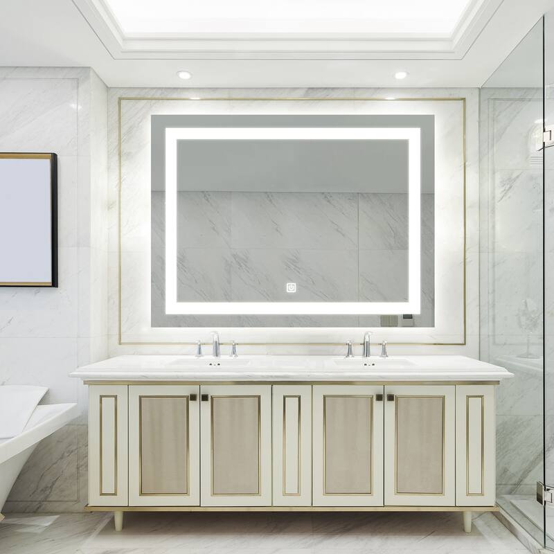 Bathroom LED Cosmetic Mirror with 3 Adjustable Color Temperatures