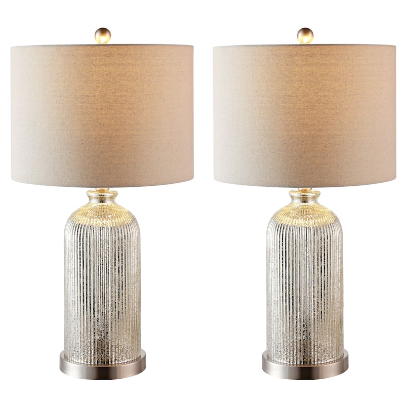 SAFAVIEH Lighting Evgeneia 26" Table Lamp - 14x14x26 - 14Wx14Dx26H