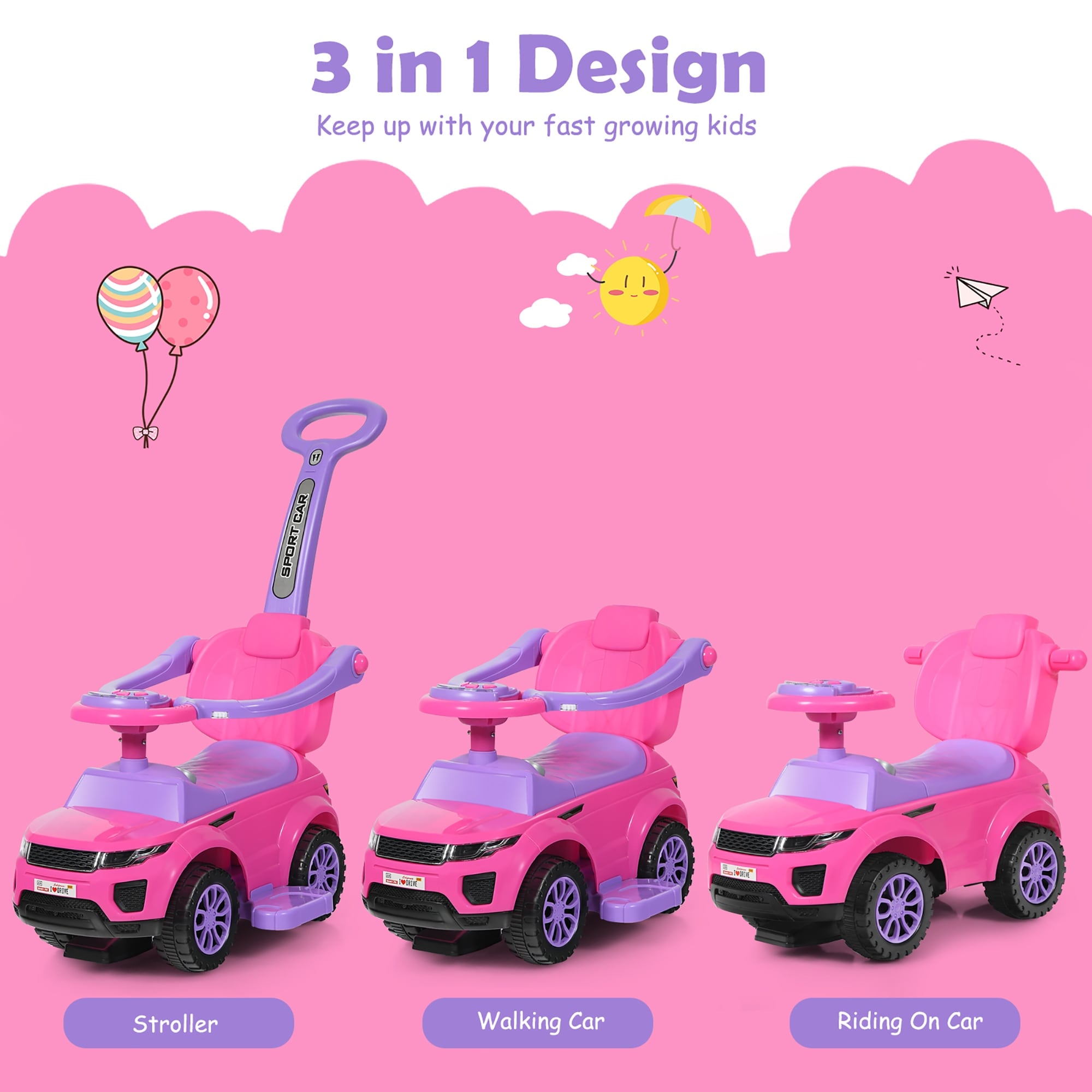 Costway 3 in 1 stroller sale
