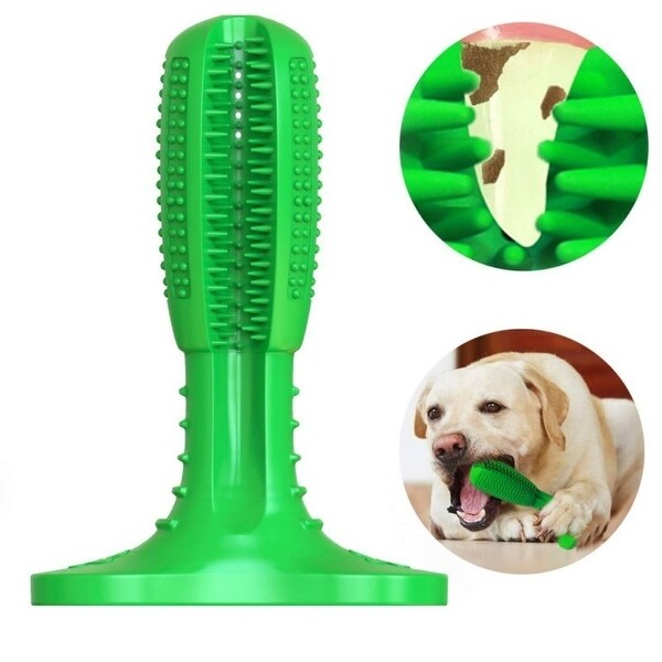 dog rubber toothbrush