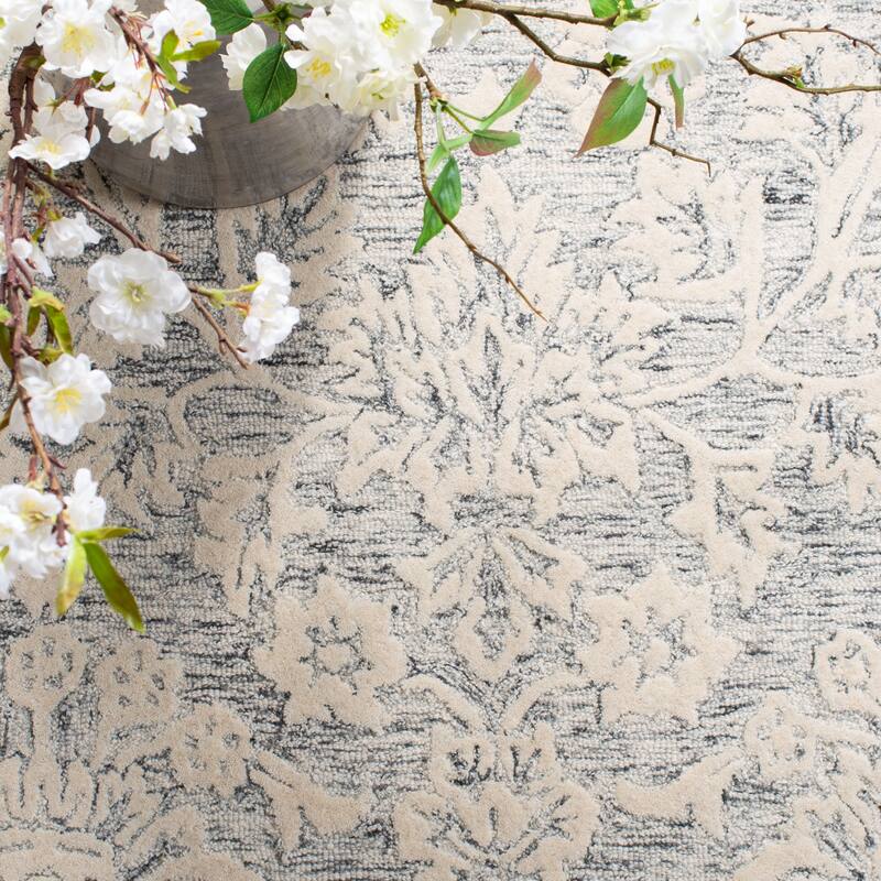 SAFAVIEH Handmade Glamour Fulden Wool/ Viscose Rug