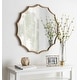 preview thumbnail 2 of 46, Kate and Laurel Lalina Scalloped Round Framed Accent Mirror
