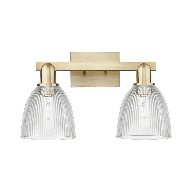 Innovations Lighting Endless Possibilities Arcadia - Castile - 2 Light 17" Bath Vanity Light - Clear/Champagne Bronze