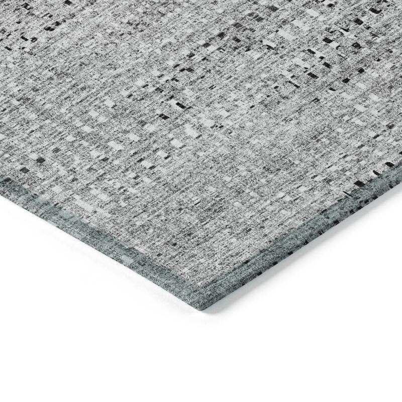 Machine Washable Indoor/Outdoor Moroccan Modern Chantille Rug