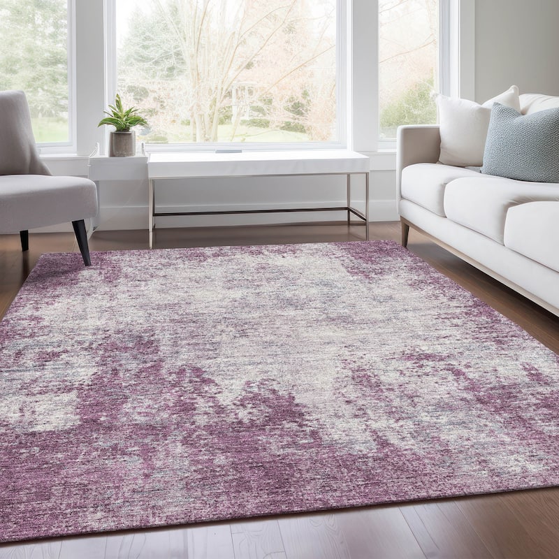 Premium Washable Super Soft Solid Casual Mayfield Rug