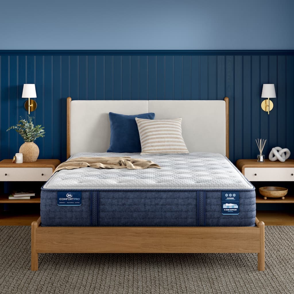 Serta iComfortPro Ambrose 13" Latex Foam Plush Mattress Set