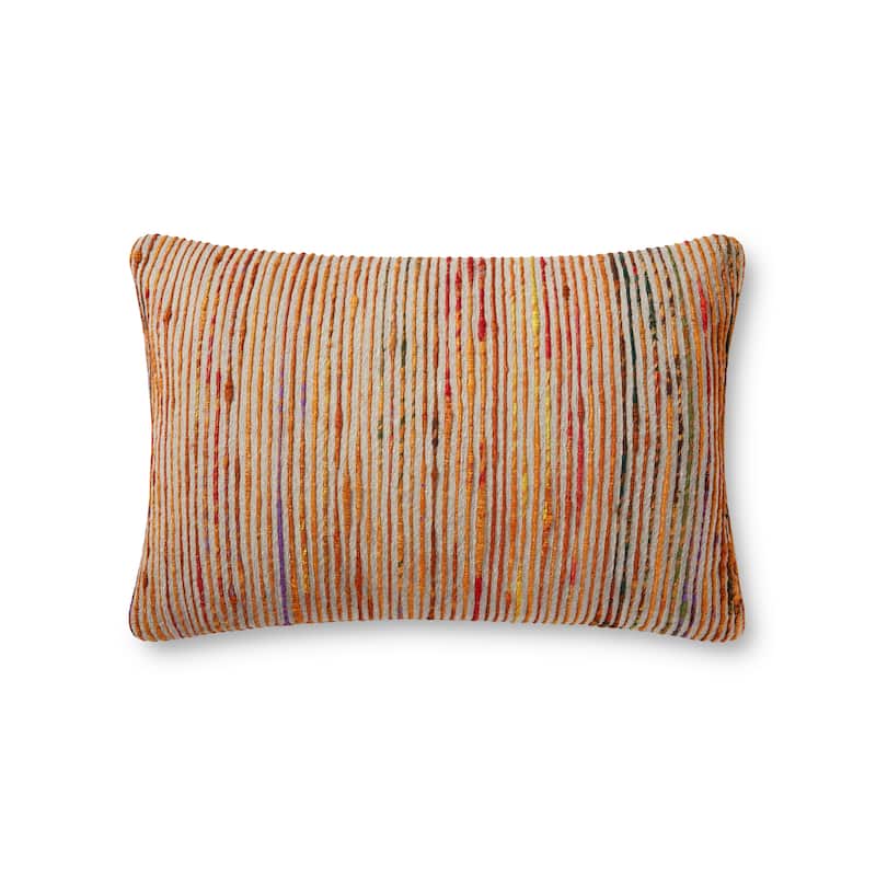 Textured Multi Stripe Throw Pillow or Pillow Cover