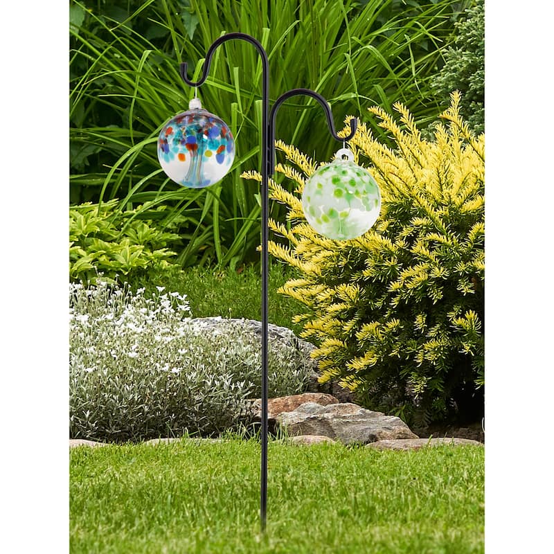 Tree of Life - Celtic Hand Blown Art Glass Ornament-8"D - 8 inch