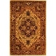 preview thumbnail 15 of 27, SAFAVIEH Handmade Classic Fae Traditional Oriental Wool Rug 4' x 6' - Light Gold/Red - Rectangle