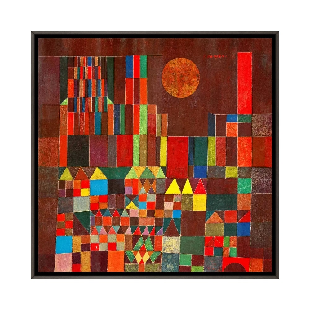 iCanvas "Burg und Sonne, 1928" by Paul Klee Framed