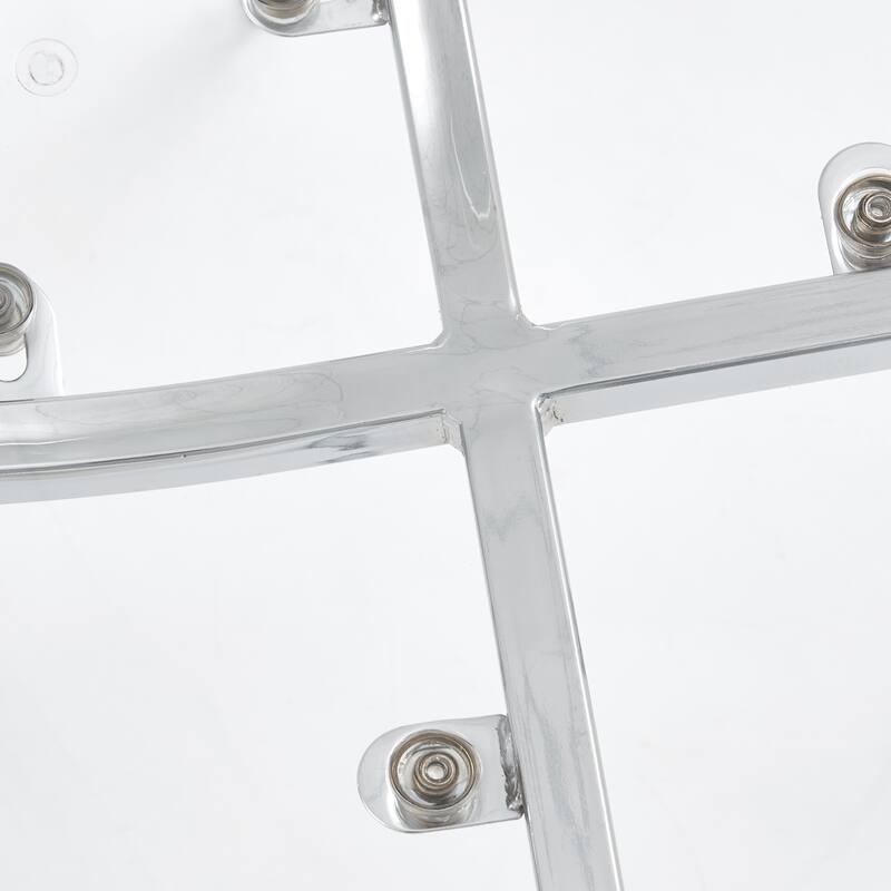 Stylish Ergonomic Dining Chair, Metal Legs