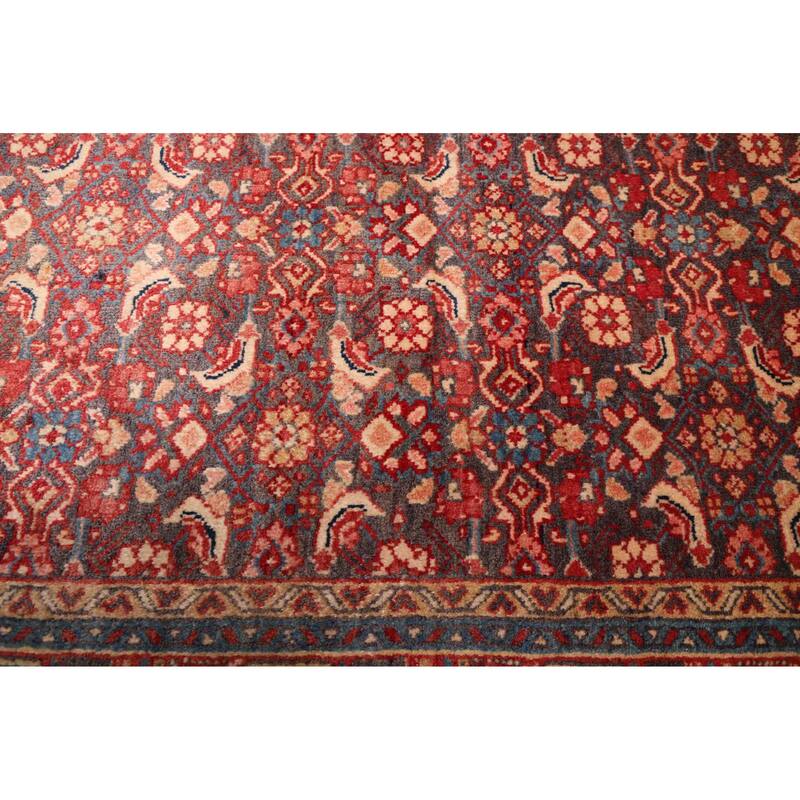 ECARPETGALLERY Hand-knotted Andelz Dark Grey Wool Rug - 4'3 x 7'0