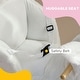 preview thumbnail 4 of 18, Rabbit Rocking Horse with Sounds, Safety Belt, and Poplar Wood Base, Ages 18-36 Months, ASTM Certified