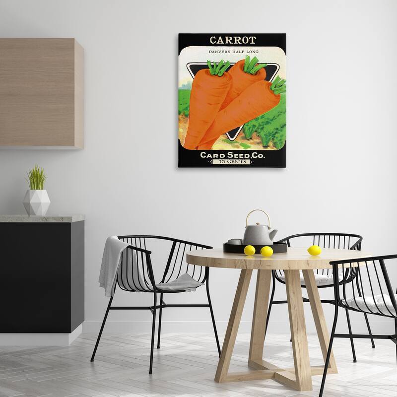 Stupell Vintage Garden Carrots Canvas Wall Art Design By Lil' Rue