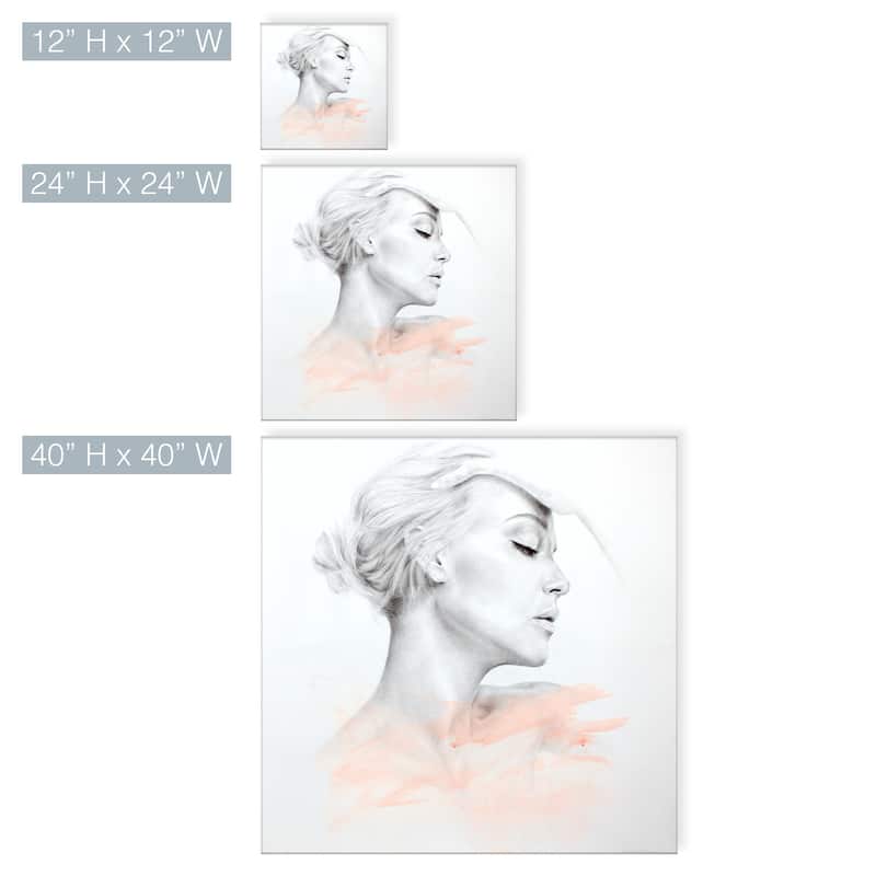 Megan James 'Surrender IV' Figurative Canvas Wall Art